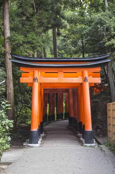 Fushimi Inari Tapınağı Torii Kapısı Kyoto Japonya Asya — Stok fotoğraf