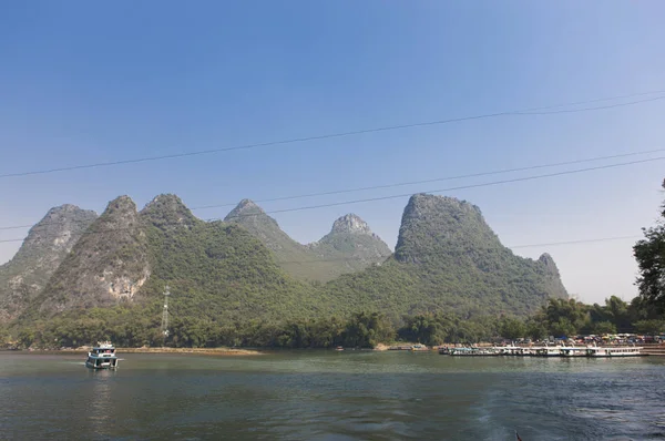 Vista Naturaleza Río China Provincia Guangxi —  Fotos de Stock