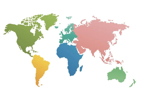 Global Unternehmen Unternehmen Helle Weltkarte — Stockfoto