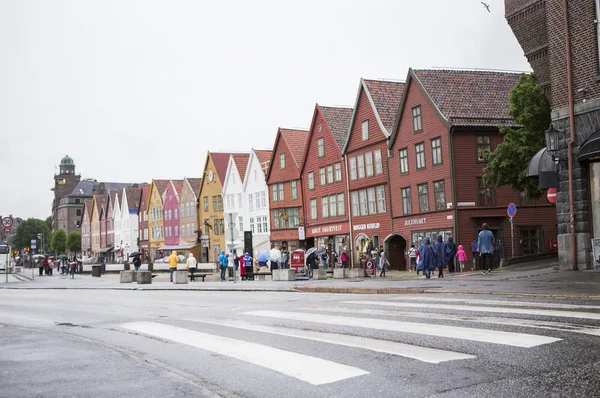 Bryggen Bergen Norway Europe — ストック写真