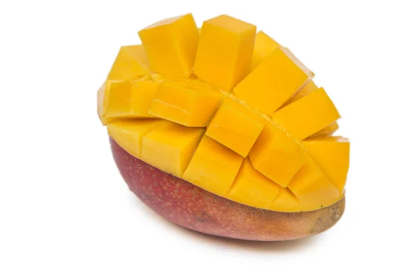 Heerlijke Mango Vrucht Achtergrond Close — Stockfoto