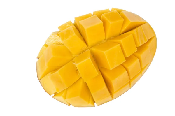 Smaczne Owoce Mango Tło Bliska — Zdjęcie stockowe