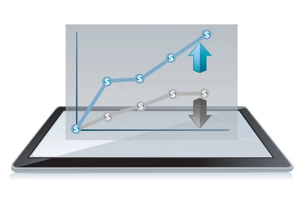 Grafico Aziendale Infografico — Foto Stock