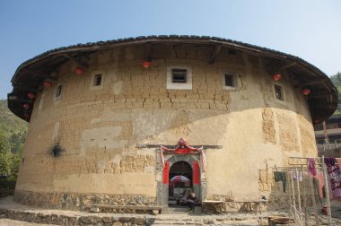 Hongkeng Tulou küme Asya, Çin, Fujian Eyaleti