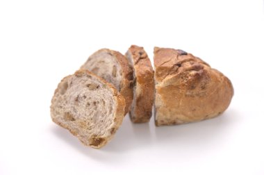 arka planda, taze ekmek yakın çekim