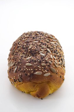 arka planda, taze ekmek yakın çekim