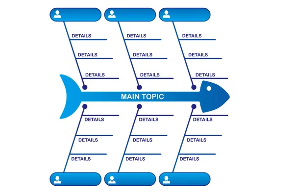 Business Diagram Eller Infographic — Stockfoto