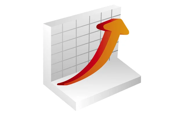 Grafico Aziendale Infografico — Foto Stock