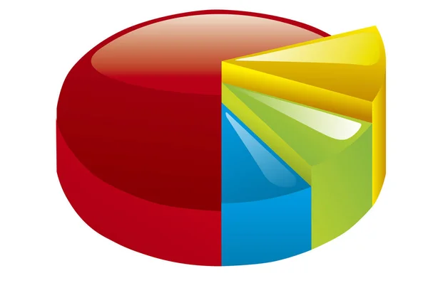 Gráfico Negócios Infográfico — Fotografia de Stock