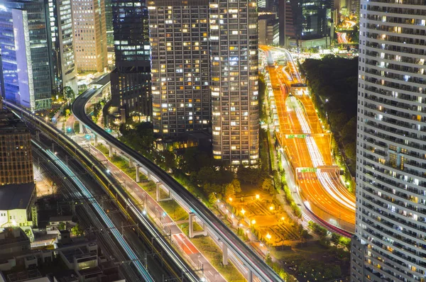 City, Car Rails, Lightrail, on background