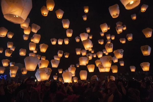 Pingsi Lantern Festival Taipei Taiwán Asia — Foto de Stock