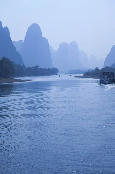 China Provinz Guangxi Fluss Schöne Landschaft — Stockfoto