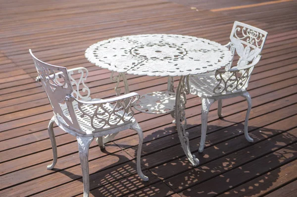 Tisch Und Stühle Pingtung Kenting — Stockfoto