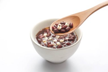 arka planda lezzetli Kırmızı Fasulye, yakın