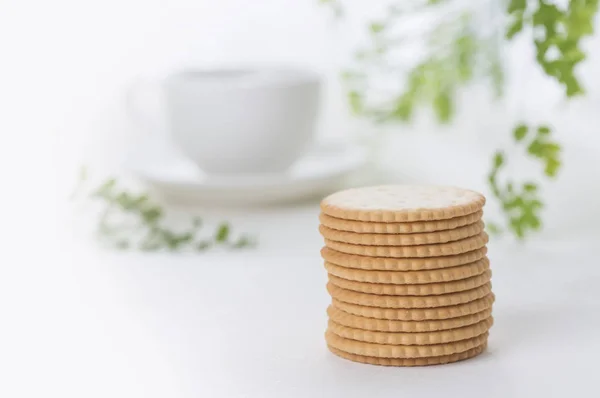 Galletas Galletas Fondo Cerca —  Fotos de Stock