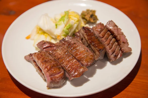 Carne Vacuno Lengua Vacuno Fondo Cerca — Foto de Stock