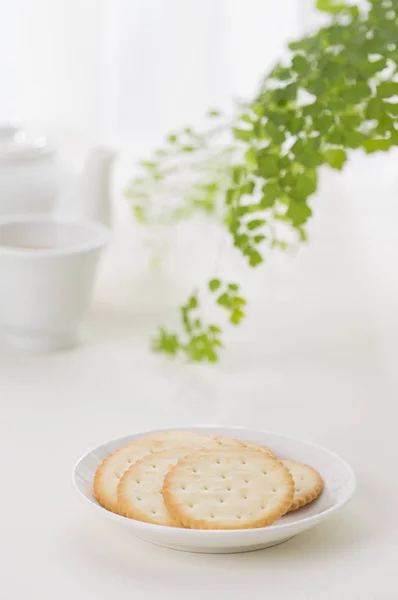 Galletas Galletas Fondo Cerca —  Fotos de Stock