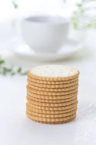 Galletas Galletas Fondo Cerca —  Fotos de Stock