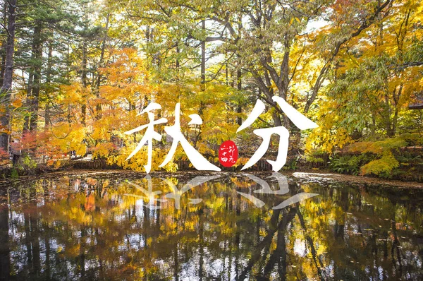 Natural Background Greeting Chinese Card — Stockfoto