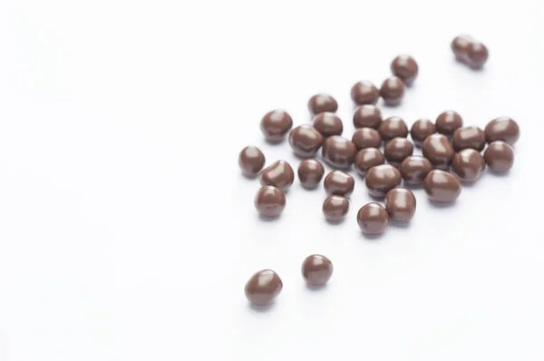 Muchos Dulces Chocolate Sabrosos Fondo Cerca — Foto de Stock