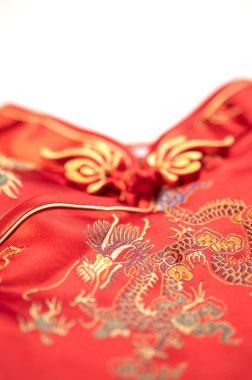 Arka planda Çin yeni yıl festivali, yakın