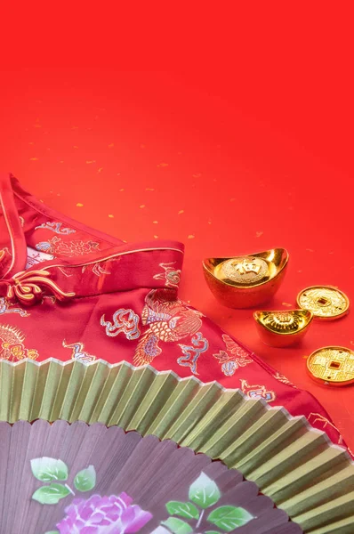 Nový Čínský Festival Pozadí Uzavření — Stock fotografie