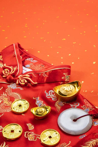 Chinees Nieuwjaar Festival Achtergrond Close — Stockfoto