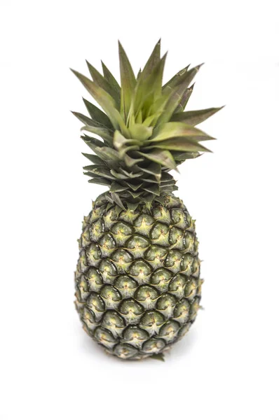 Ananas Izolované Bílém Pozadí — Stock fotografie