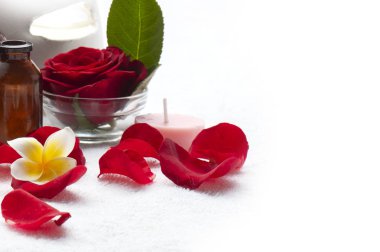 Arka planda güzel spa kompozisyonu, yakın çekim