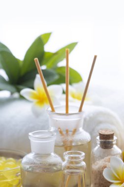 Arka planda güzel spa kompozisyonu, yakın çekim