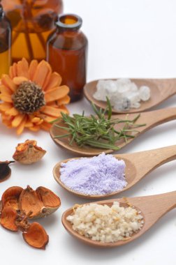 Arka planda güzel spa kompozisyonu, yakın çekim