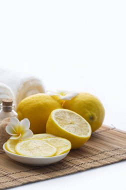 Arka planda güzel spa kompozisyonu, yakın çekim