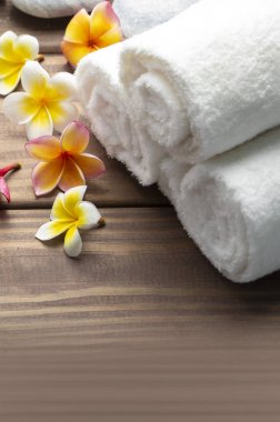 Arka planda güzel spa kompozisyonu, yakın çekim