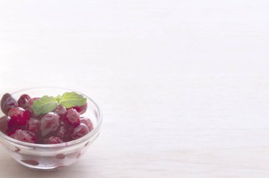 arka planda çilek ile lezzetli reçel, yakın