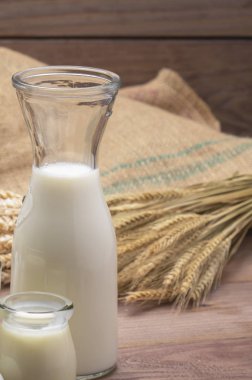 arka planda taze Süt, yakın