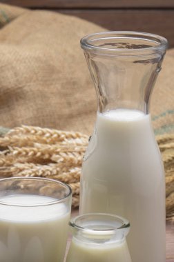 arka planda taze Süt, yakın