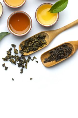 Arka Planda Sıcak Yeşil Çay 