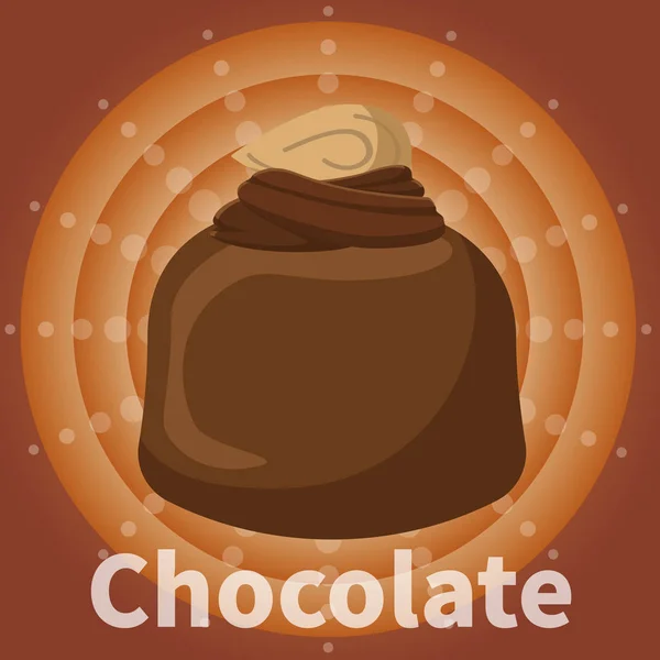 Illustration Chocolate Dessert Design Menu — Zdjęcie stockowe