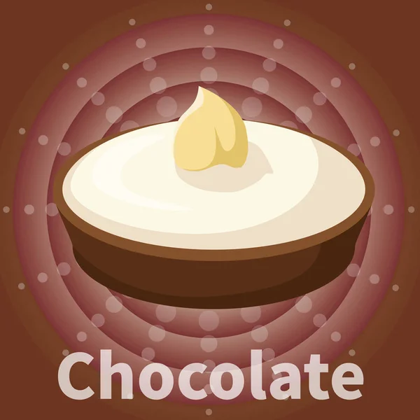 Illustration Chocolate Dessert Design Menu — Zdjęcie stockowe
