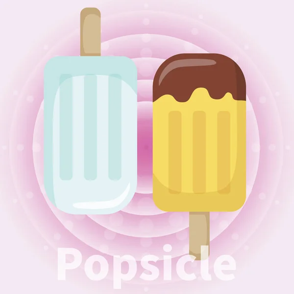 Ice Creams Bright Illustration — Foto de Stock