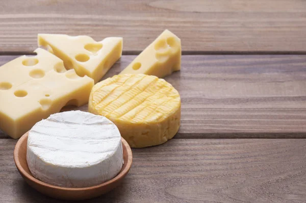 Tasty Cheese Background Close — Stock Photo, Image