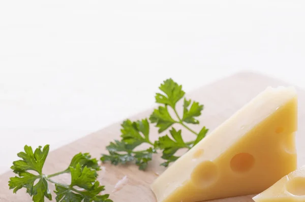 Schmackhafter Käse Hintergrund Nahaufnahme — Stockfoto