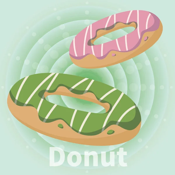 Donuts Glaze Illustration — Stock Fotó