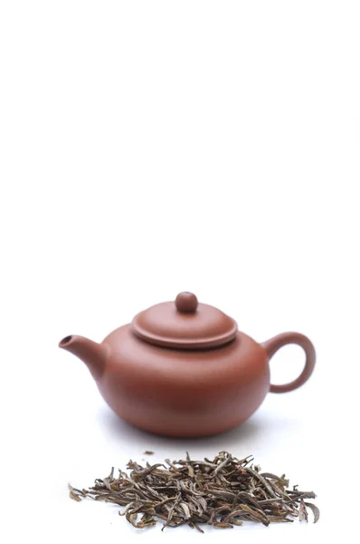 Chinesische Teekanne Hintergrund Nahaufnahme — Stockfoto