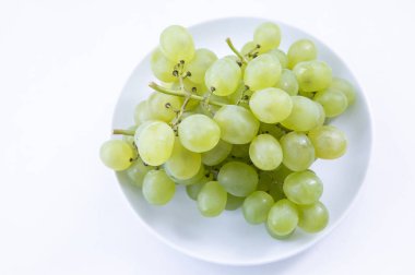 arka planda taze Yeşil üzüm 