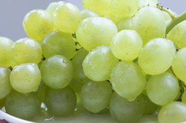 arka planda taze Yeşil üzüm 