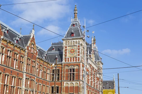 Центральна Вежа Велика Плаза Амстердам — стокове фото