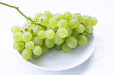 arka planda taze Yeşil üzüm 