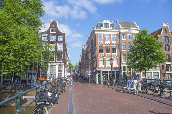 Красиві Будівлі Нідерландах Європа — стокове фото