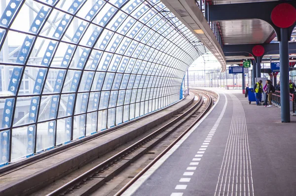 Modern Järnvägsstation Staden — Stockfoto